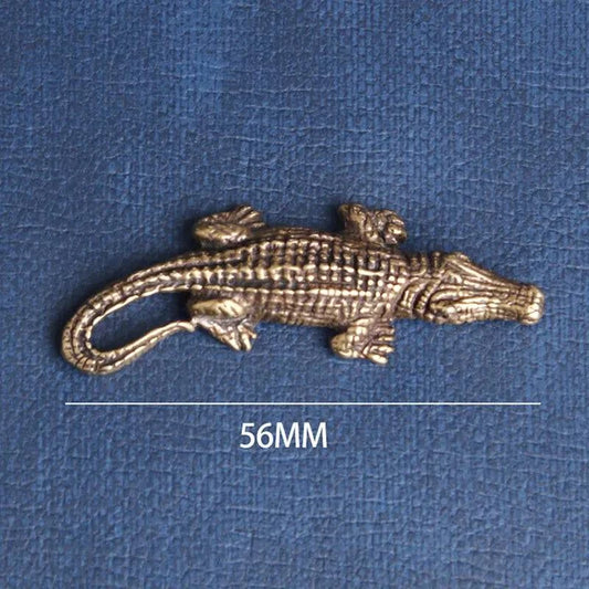Vintage Brass Animal Miniature Figurine - Antique Bronze Feng Shui Decor Collectible - Home Fads 