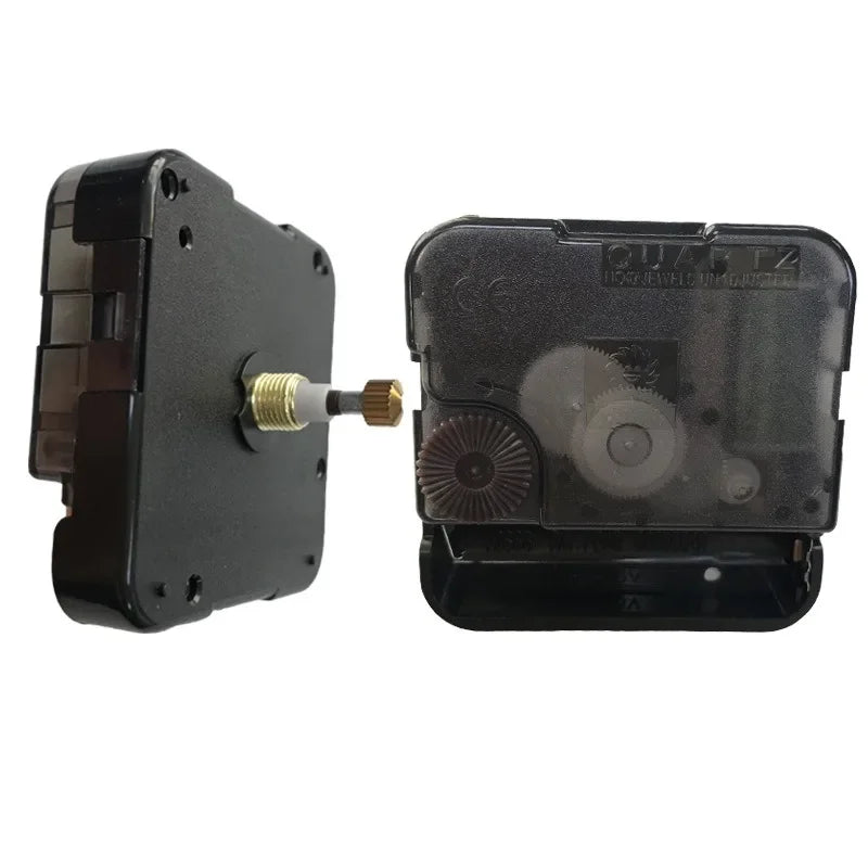 Walnut Solid Wood Clock Hands – Large Torque Quartz Movement with Brass Center for Wall Clocks, Quiet and Durable Design - Home Fads 