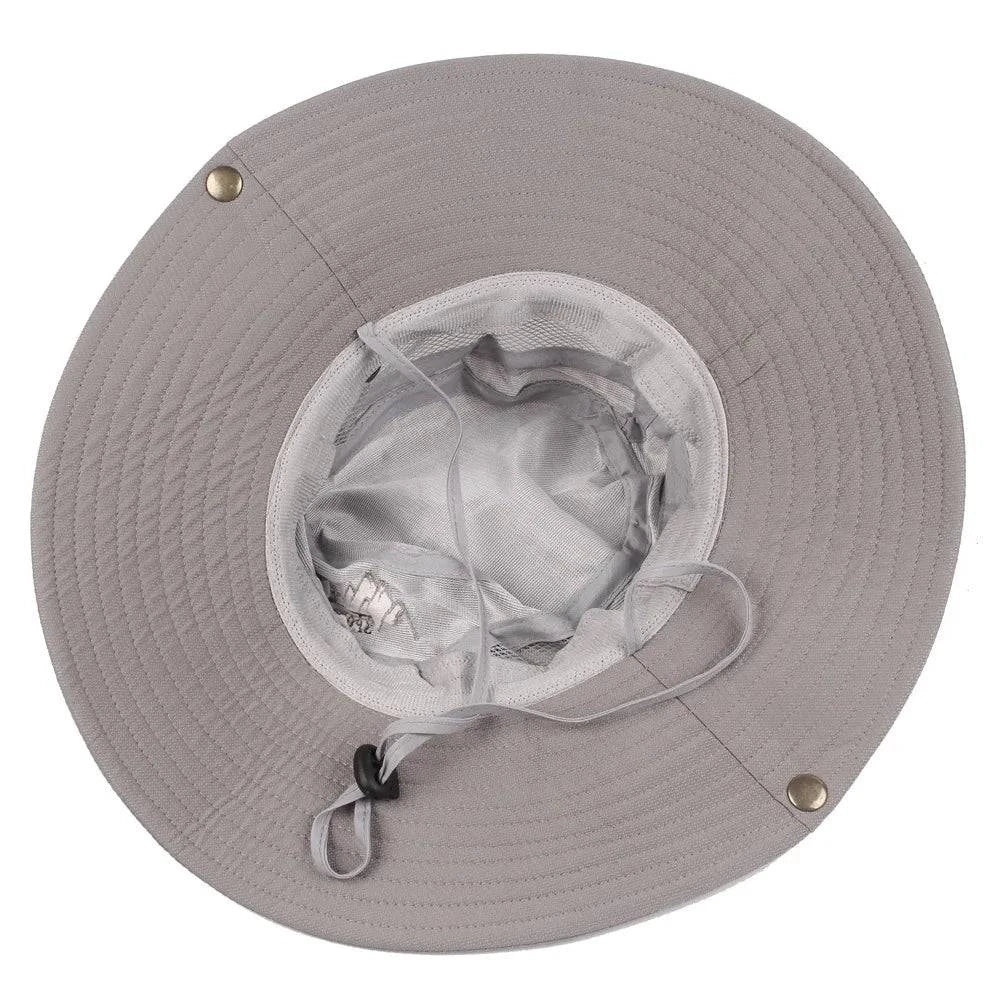 Wide Brim UV Protection Waterproof Bucket Hats for Men & Women - Perfect for Hiking, Fishing, Gardening, & Beach - Mesh & Solid Designs Available - Home Fads 
