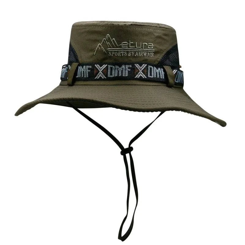 Wide Brim UV Protection Waterproof Bucket Hats for Men & Women - Perfect for Hiking, Fishing, Gardening, & Beach - Mesh & Solid Designs Available - Home Fads 