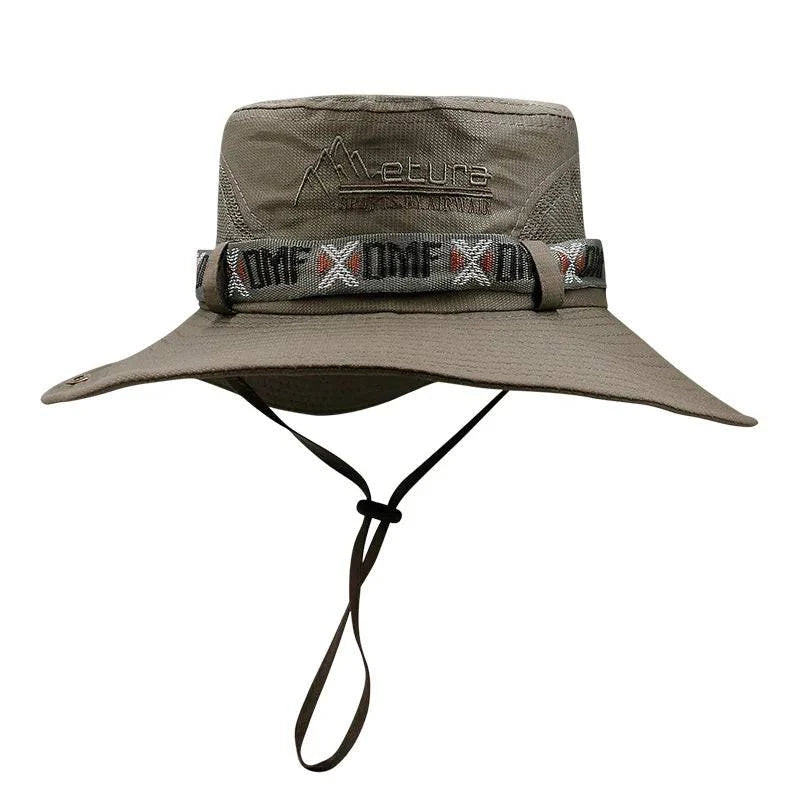 Wide Brim UV Protection Waterproof Bucket Hats for Men & Women - Perfect for Hiking, Fishing, Gardening, & Beach - Mesh & Solid Designs Available - Home Fads 
