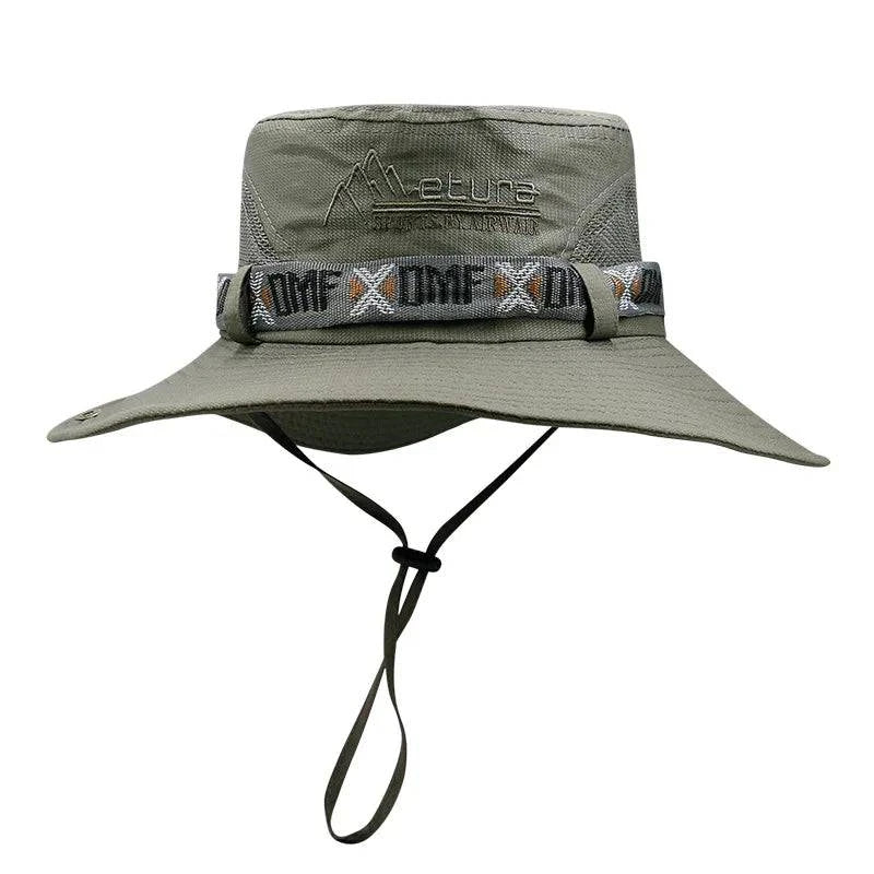 Wide Brim UV Protection Waterproof Bucket Hats for Men & Women - Perfect for Hiking, Fishing, Gardening, & Beach - Mesh & Solid Designs Available - Home Fads 