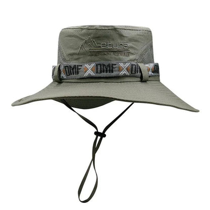 Wide Brim UV Protection Waterproof Bucket Hats for Men & Women - Perfect for Hiking, Fishing, Gardening, & Beach - Mesh & Solid Designs Available - Home Fads 