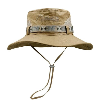 Wide Brim UV Protection Waterproof Bucket Hats for Men & Women - Perfect for Hiking, Fishing, Gardening, & Beach - Mesh & Solid Designs Available - Home Fads 