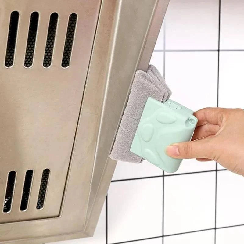Window Slot Cleaning Brush with Cloth - Essential Household Tool - Ideal for Cleaning Tight Spaces - Home Fads 