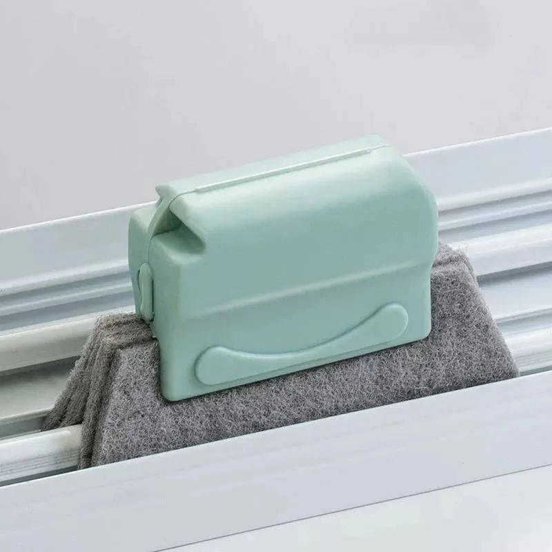 Window Slot Cleaning Brush with Cloth - Essential Household Tool - Ideal for Cleaning Tight Spaces - Home Fads 