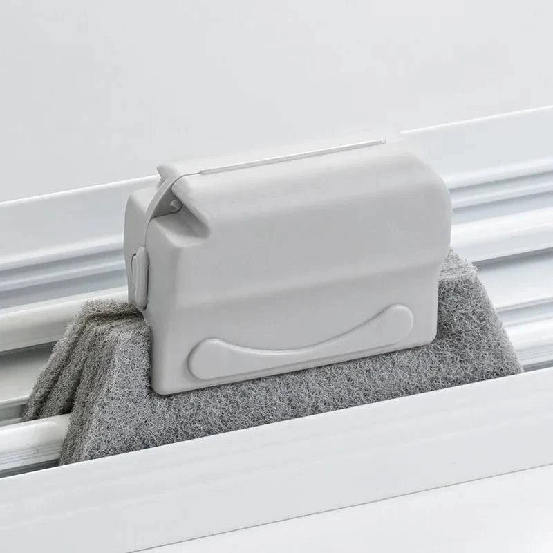 Window Slot Cleaning Brush with Cloth - Essential Household Tool - Ideal for Cleaning Tight Spaces - Home Fads 