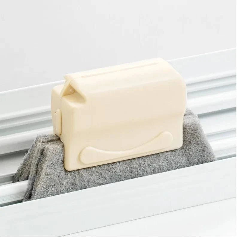 Window Slot Cleaning Brush with Cloth - Essential Household Tool - Ideal for Cleaning Tight Spaces - Home Fads 