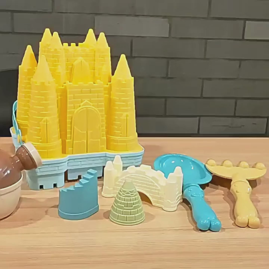Beach Castle Bucket Sand Play Set - Outdoor Kids Summer Toys - Home Fads
