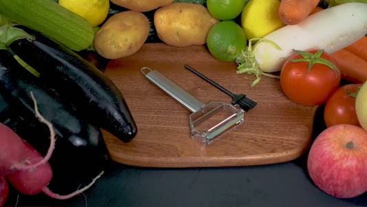 Stainless Steel Vegetable Cutter, Slicer & Peeler - Multifunctional Kitchen Tool - Small/Large Sizes - Suitable for Various Fruits & Vegetables - Home Fads