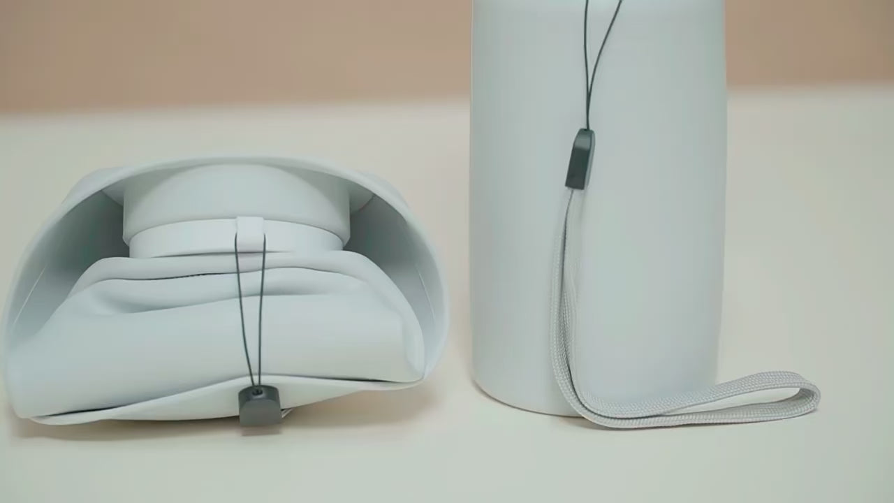 Compact Pet Hydration Solution: Collapsible Water Bottle for Dogs and Cats - 550ml Outdoor Walking Companion - Home Fads