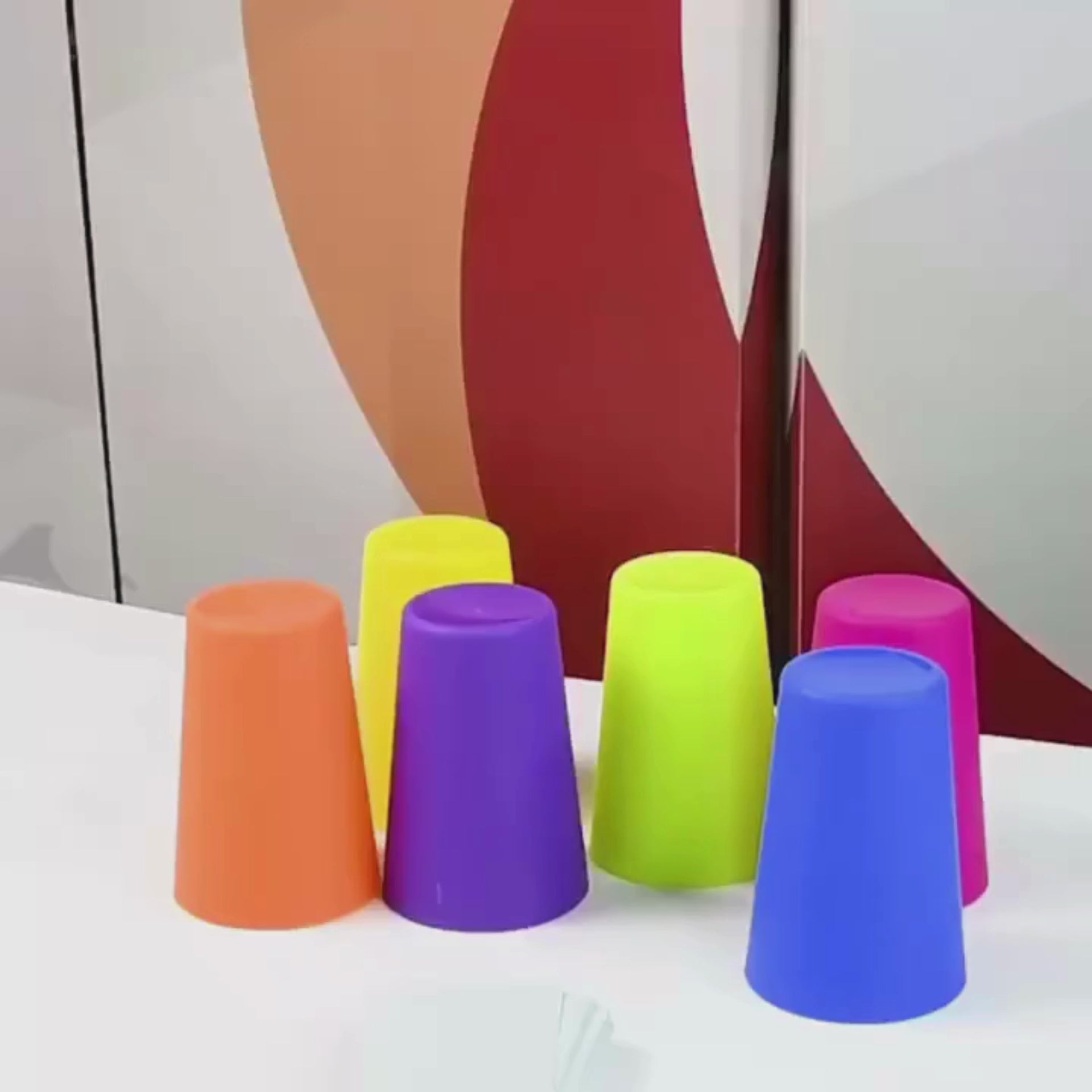 Interactive Stack Cup Speed Game for Kids and Adults - Educational Toy Set - Home Fads