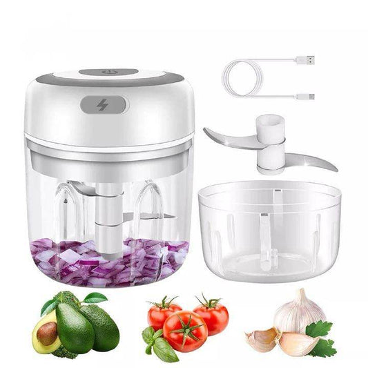 Professional Electric Mini Garlic Chopper & Food Processor - USB Rechargeable - Home Fads